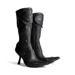 Women's Biker Bootie H90 Calf/Tpu - Black