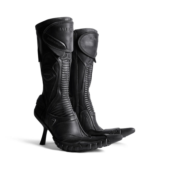 Women's Biker Bootie H90 Calf/Tpu - Black
