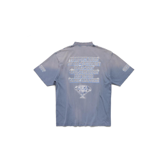 Women's Medium Fit T-Shirt - Washed Blue
