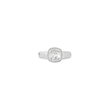 Women's Maxi Solitaire Ring - Silver/Crystal