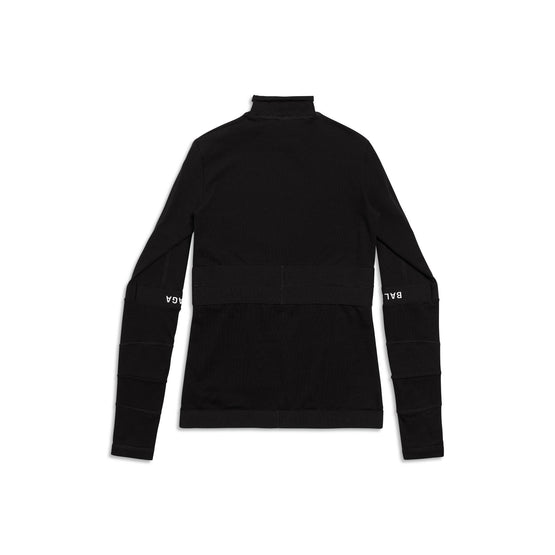Women's Patched Briefs Top - Black/White