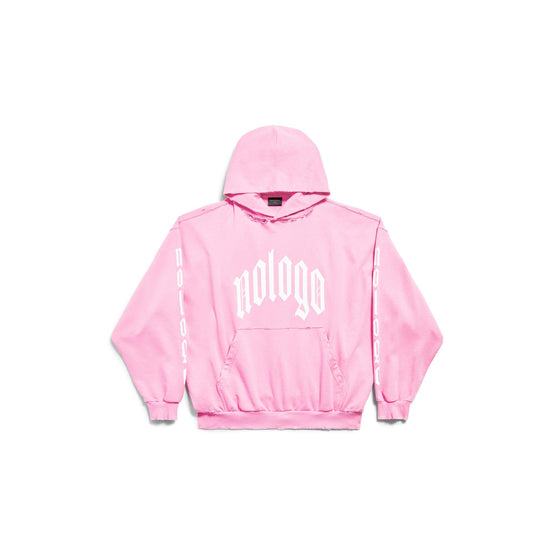 Women's Medium Fit Hoodie - Light Pink/White