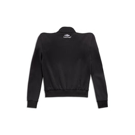 Men's Round Shoulder Jacket - Black/White