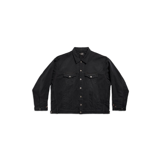 Men's Deconstructed Jacket - Sunbleached Black