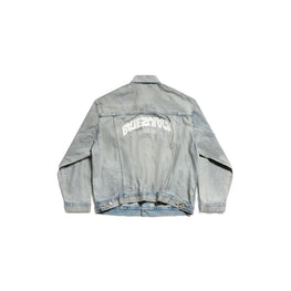 Men's Large Fit Jacket - Dirty Blue