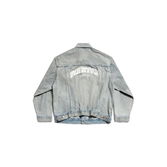 Men's Large Fit Jacket - Dirty Blue