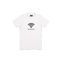 Women's Fitted T-Shirt - Off White/Black
