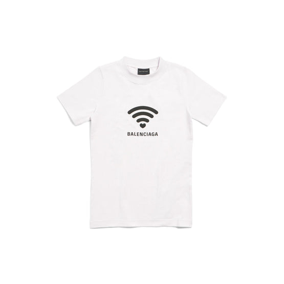 Women's Fitted T-Shirt - Off White/Black