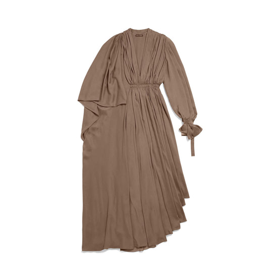 Women's All In V-Neck Dress - Light Taupe