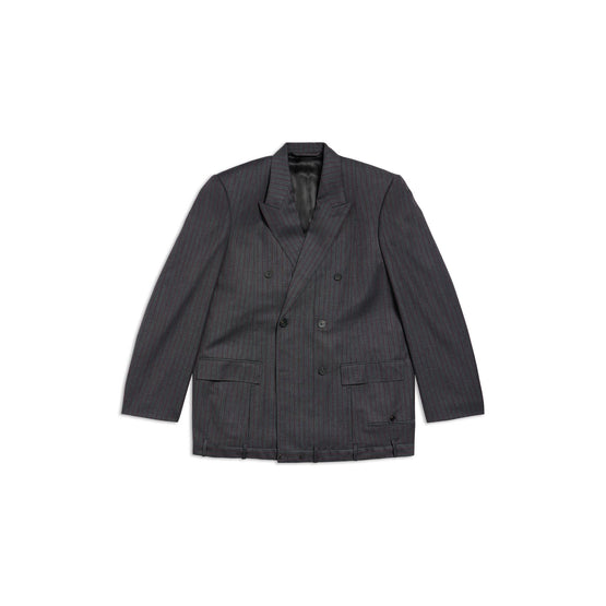 Women's Deconstructed Db Jacket - Grey/Red