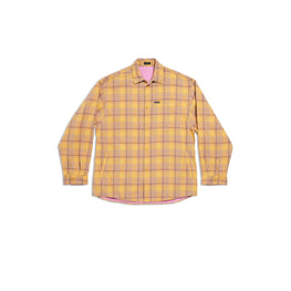 Men's Lined Shirt - Bleached Yellow