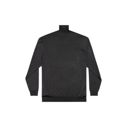 Men's Oversized Turtleneck Sweater - Black