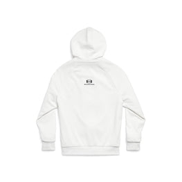 Men's Zip-Up Hoodie - White