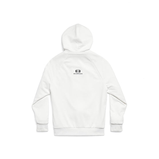 Men's Zip-Up Hoodie - White