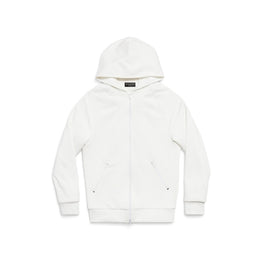Men's Zip-Up Hoodie - White