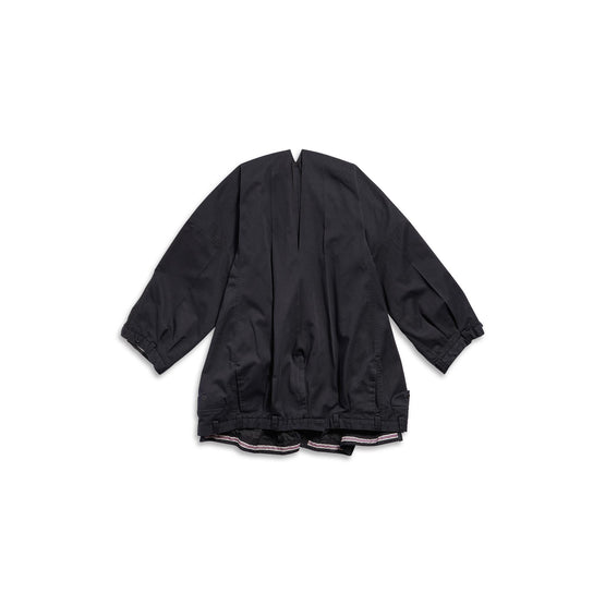 Women's L/S Vareuse Dress - Navy