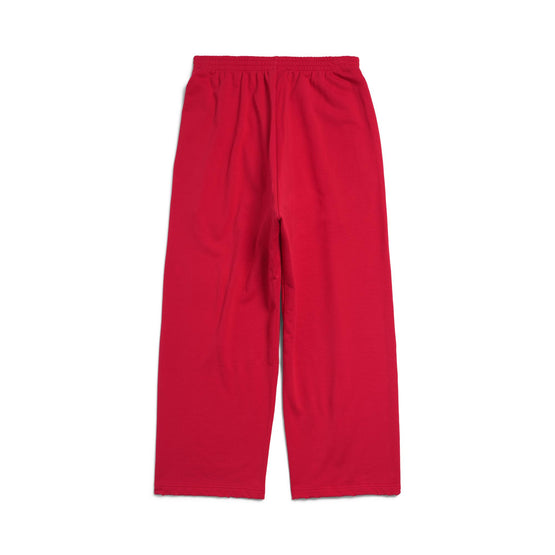 Men's Baggy Sweatpants - Red/Black