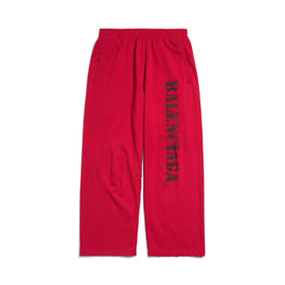 Men's Baggy Sweatpants - Red/Black