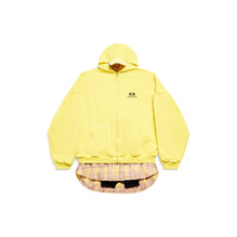 Men's Layered Hoodie - Yellow/Black