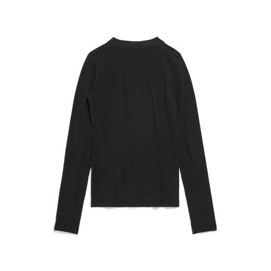 Men's Stretch L/S T-Shirt - Black