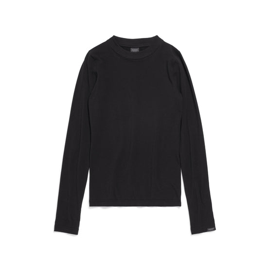 Men's Stretch L/S T-Shirt - Black
