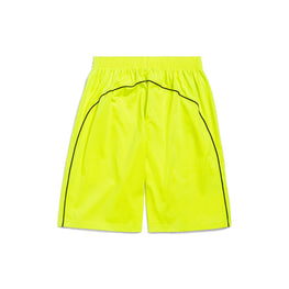 Men's Baggy Shorts - Fluo Yellow/Black