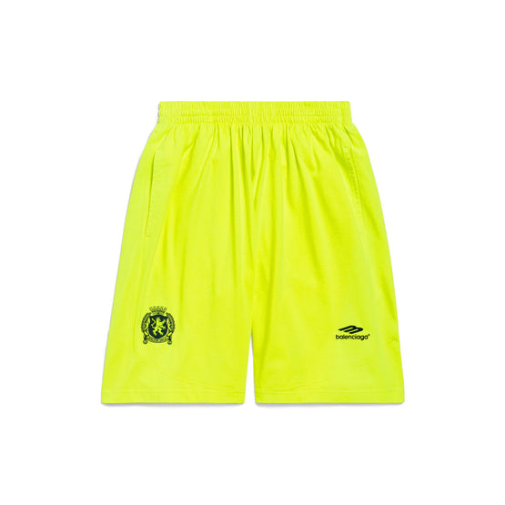 Men's Baggy Shorts - Fluo Yellow/Black
