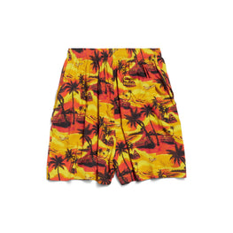 Men's Pyjama Shorts - Orange