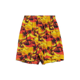 Men's Pyjama Shorts - Orange