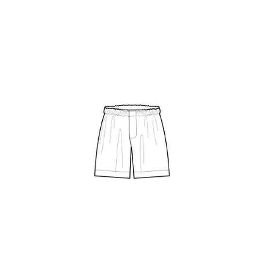 Men's Pyjama Shorts - Red/White