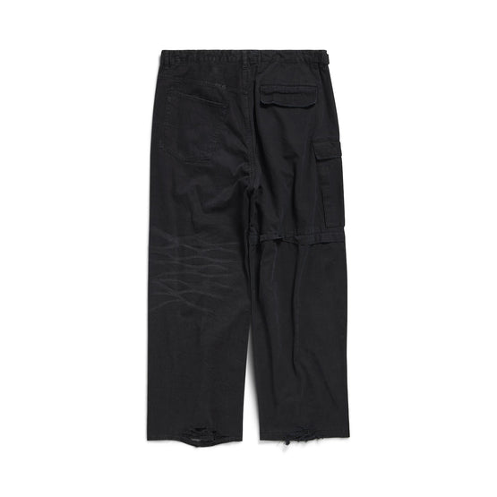 Men's Hybrid Baggy Pants - Lightweight Black