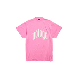 Women's Oversized T-Shirt - Light Pink/White