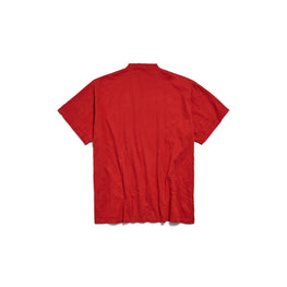 Women's Oversized T-Shirt - Red/White