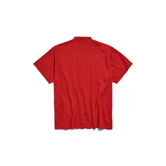 Women's Oversized T-Shirt - Red/White