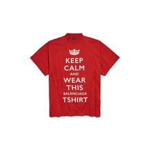 Women's Oversized T-Shirt - Red/White