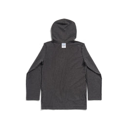 Women's Inside Out L/S Hooded T-Shirt - Dark Heather Grey/W