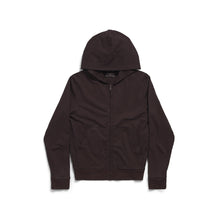 Men's Slim Fit Zip-Up Hoodie - Washed Black