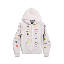 Men's Small Zip-Up Hoodie - Off White