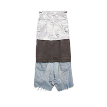 Women's Maxi Layered Cargo Skirt - Light Grey