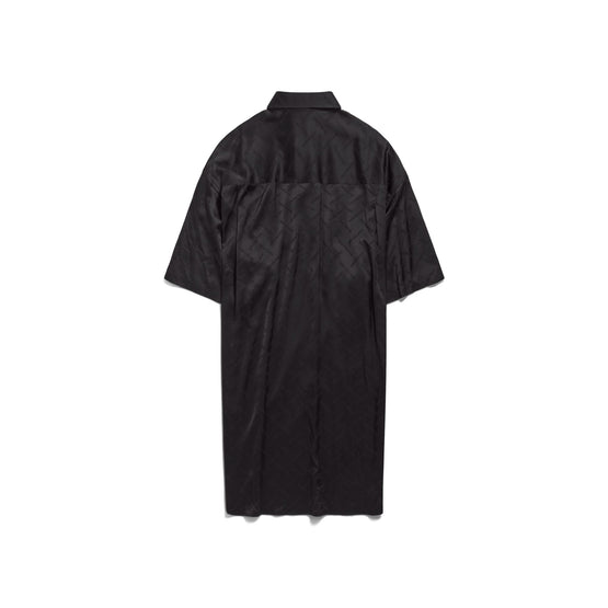 Women's S/S Wrap Dress - Black