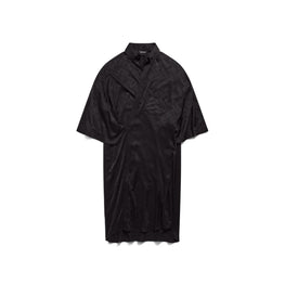 Women's S/S Wrap Dress - Black