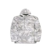 Men's Biker Army Jacket - Light Grey