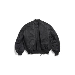 Men's Double Sleeve Bomber - Black