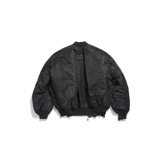 Men's Double Sleeve Bomber - Black