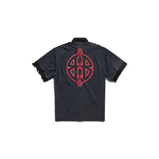 Men's S/S Hybrid Shirt - Black
