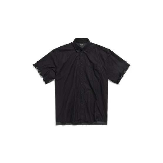 Men's S/S Hybrid Shirt - Black