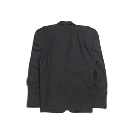 Women's Cut Away Boxy Jacket - Anthracite