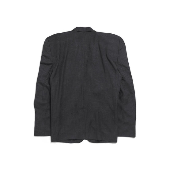 Women's Cut Away Boxy Jacket - Anthracite