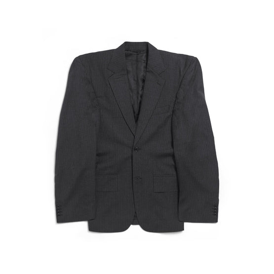 Women's Cut Away Boxy Jacket - Anthracite