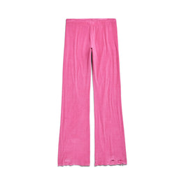 Women's Low Waist Tracksuit Pants - Dark Pink